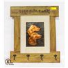 Image 1 : COPPER SPANIELS ON COAT/LEASH RACK 28 X