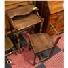 Image 2 : ANTIQUE CHILDS DESK AND CHAIR 19" X 14" X 31"