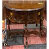 Image 1 : ANTIQUE HALF MOON SIDE TABLE