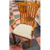Image 2 : LARGE DINING TABLE + 2 LEAF EXTENSIONS W/8 CHAIRS