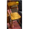 Image 1 : ANTIQUE SOLID WOOD HIGHCHAIR - HAS GLUE MARKS