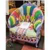 Image 1 : PURPLE CANDY CHAIR MADE WITH REAL CANDY
