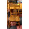 Image 1 : ANTIQUE ARMLESS ROCKING CHAIR