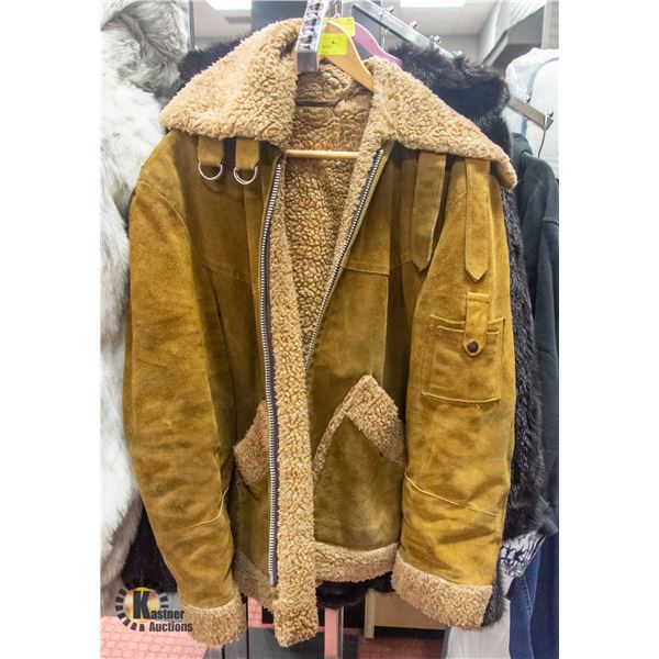 1970S SHEERLING SHEEP SKIN JACKET MENS MED