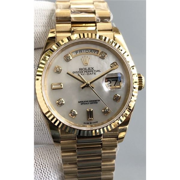 AUTOMATIC MOVT REPLICA NEW R0LEX DAY-DATE 36