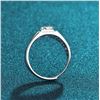 Image 6 : 2 CT GRA CERTIFIED MENS MOISSANITE 925 SILVER "RR"