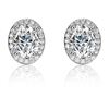 Image 1 : 2 CT GRA CERTIFIED MOISSANITE 925 SILVER EARRINGS