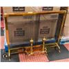 Image 1 : VINTAGE BRASS FIREPLACE SCREEN