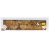 Image 1 : WOOD "LAUGH FAMILY LOVE" SIGN 32 INCHES WIDE