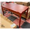 CHERRY FINISH 46-58" QUEEN ANNE TABLE