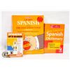3 NEW LEARN SPANISH BOOKS - BARONS