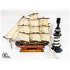Image 1 : BETGANTIN SIGLO XVIII HANDMADE REPLICA+LIGHTHOUSE