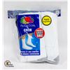 Image 1 : WHITE CREW SOCKS 6-12 SIZE 6-PACK FRUIT OF
