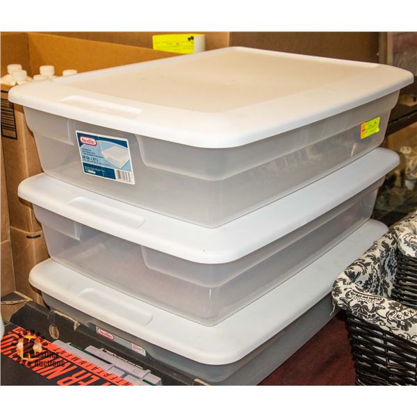 3 - 27 LITRE STERILITE STORAGE CONTAINERS