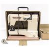 Image 1 : VINTAGE ELNA ELECTRIC SEWING MACHINE WITH CASE
