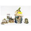 Image 1 : LOT OF 4 ORNIMENTAL HOUSES - VARIOUS MAKERS