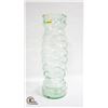 Image 1 : LARGE GLASS TALL VASE 24" HIGH X 7" WIDE