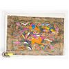 Image 1 : FRAMED ORIGINAL MEXICAN FOLKART MIXED MEDIUM 27.5"
