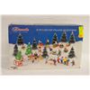 20PCS DELUXE SNOW VILLAGE SET