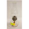 ANTIQUE GLASS OIL LAMP
