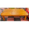 Image 1 : ANTIQUE COFFEE TABLE USED IN QUEBEC BARN