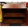 Image 1 : SMALL WOOD TWO SHELF BOOKCASE