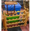 Image 1 : 2 WINE RACKS, 1 - 24 BOTTLE & 1 - 6 BOTTLE