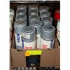 Image 1 : BOX OF OMC SPRAY PAINT EVINRUDE SILVER