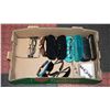 Image 1 : BOX OF PRESCRIPTION GLASSES FRAMES + WATCH