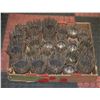 Image 1 : FLAT OF UNUSED TEALIGHT CANDLE HOLDERS WOOD ACCENT