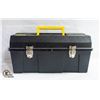 Image 1 : BLACK TOOL BOX WITH ASSORTED TOOLS