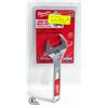 Image 1 : NEW MILWAUKEE WIDE JAW ADJUSTABLE WRENCH 8IN