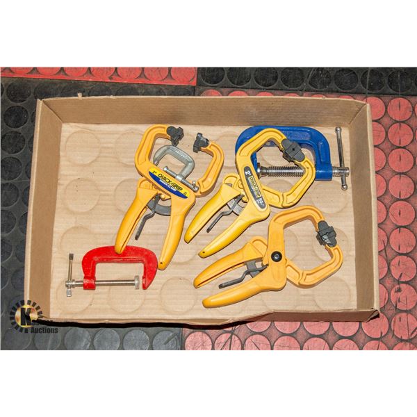LOT OF CLAMPS