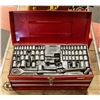 Image 2 : RED METAL TOOLBOX FULL 3 COMPARTMENT