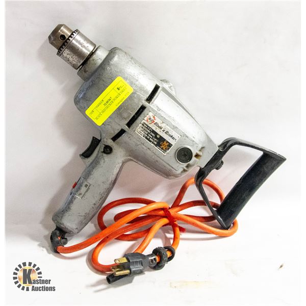 BLACK AND DECKER POWER DRILL