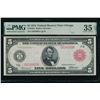 1914 $5 Red Seal Chicago FRN PMG 35EPQ