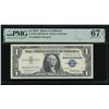 1957 $1 Silver Certificate PMG 67EPQ