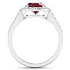 Image 4 : 14KT White Gold 2.3ctw Ruby and Diamond Ring