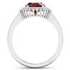 Image 4 : 14KT White Gold 2.3ctw Ruby and Diamond Ring