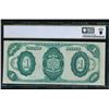 Image 2 : 1891 $1 Treasury Note PCGS 63PPQ