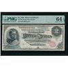 1886 $2 Silver Certificate PMG 64EPQ