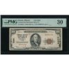 1929 $100 Peoria IL National PMG 30