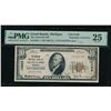 1929 $10 Grand Rapids MI National PMG 25
