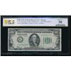 1934 $100 Chicago FRN PCGS 58