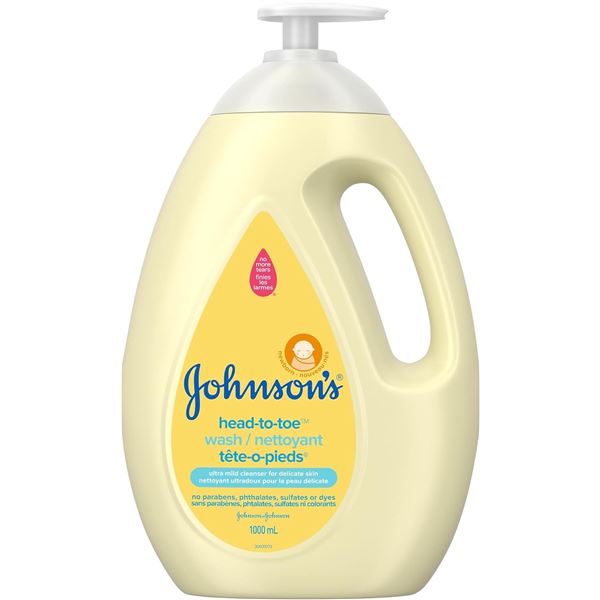 NEW JOHNSON'S HEAD TO TOE WASH TEAR FREE FORMULA