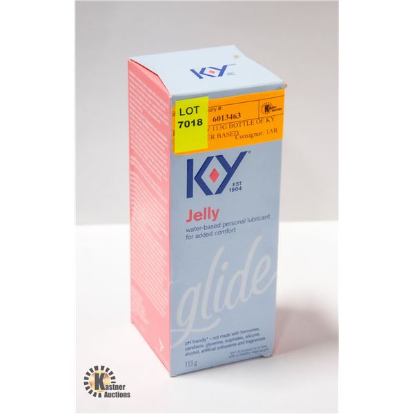 BRAND NEW 113G BOTTLE OF KY JELLY WATER BASED