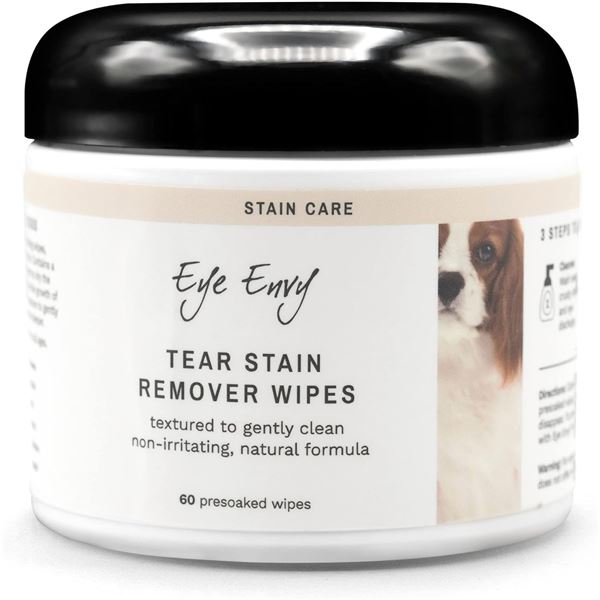 NEW EYE ENVY TEAR STAIN REMOVER WIPES FOR DOGS