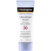 Image 1 : 3 NEW NUTROGENA ULTRA SHEER DRY TOUCH SUNSCREEN