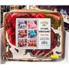 Image 1 : NEW GOLDEN ORIGINAL 3PC FLANNEL BORREGO BLANKET