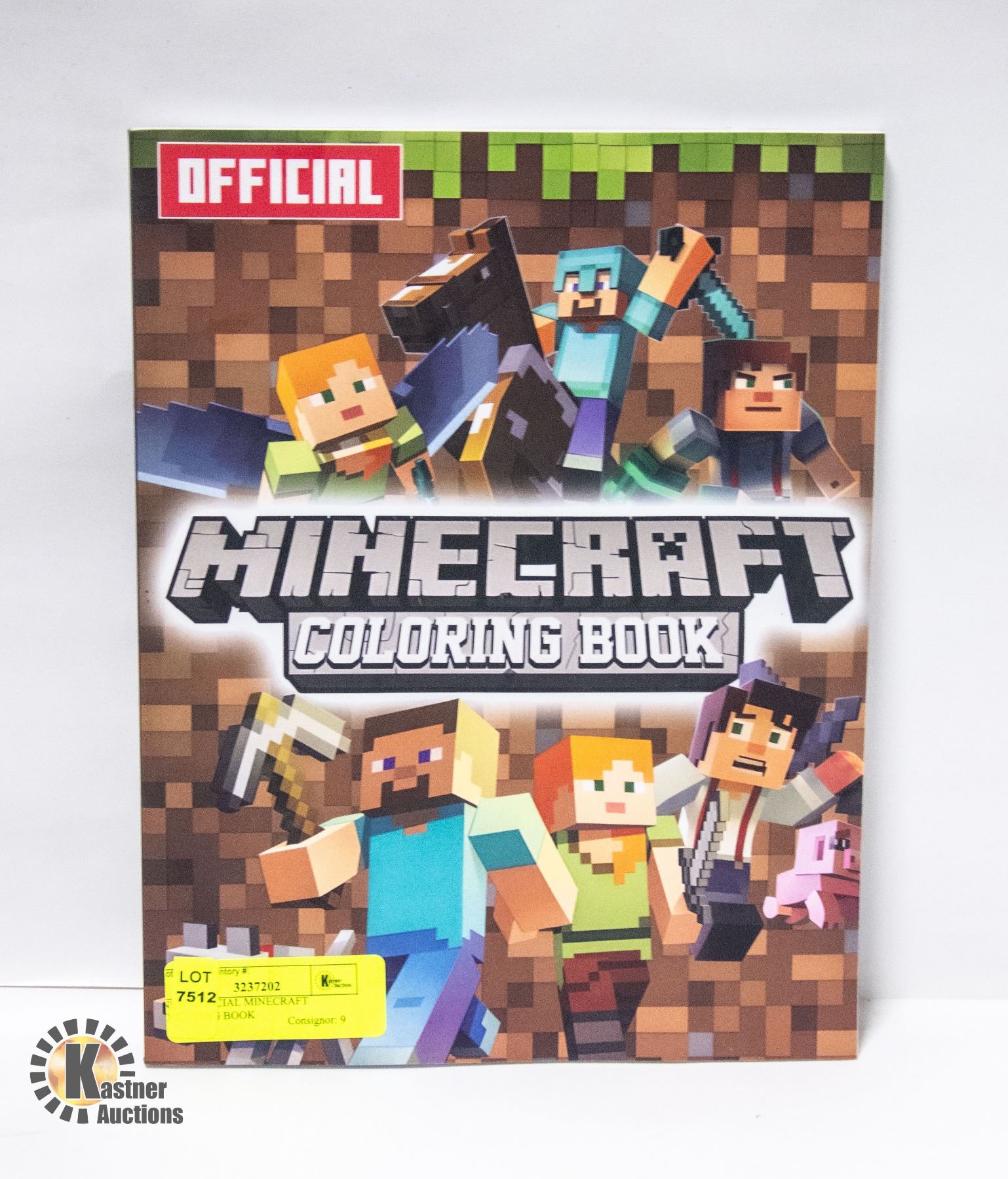 NEW OFFICIAL MINECRAFT COLORING BOOK